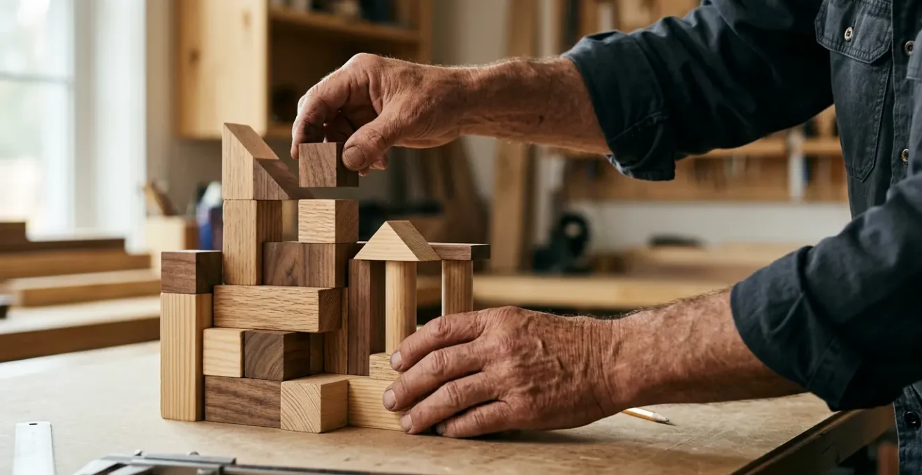 Rappresentazione concettuale della costruzione strategica di un portafoglio d'investimento bilanciato