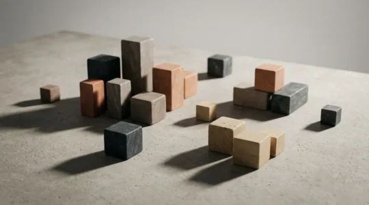 Composizione strategica di investimento che rappresenta la diversificazione di portafoglio e la protezione dal rischio settoriale