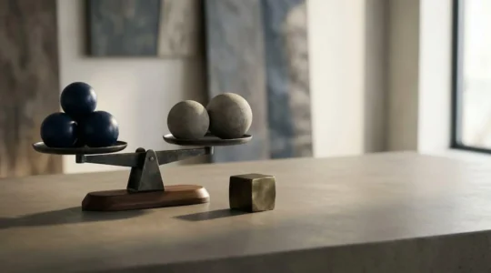 Investitore che analizza l'equilibrio tra esposizione azionaria strategica e aggiustamenti tattici nel portafoglio