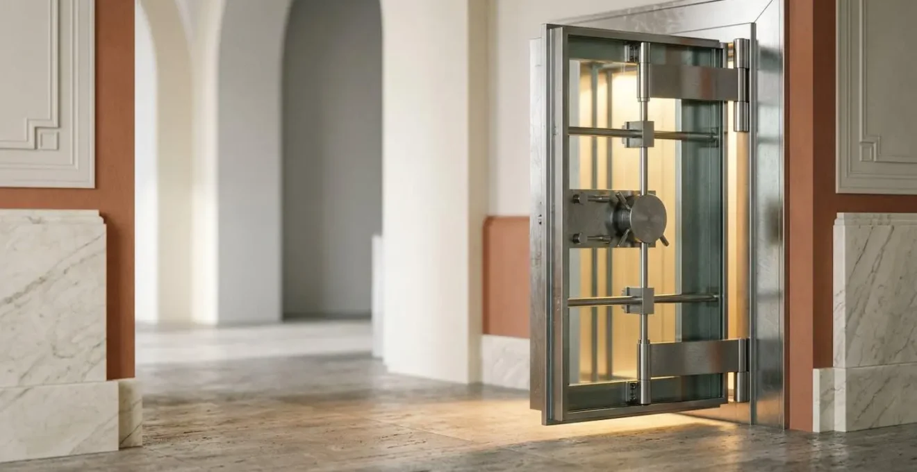 Rappresentazione simbolica della protezione dei risparmi bancari e della sicurezza finanziaria in Italia