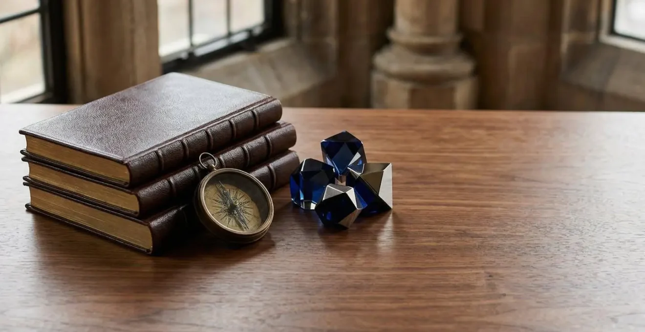 Composizione visiva che rappresenta la gestione strategica di patrimoni elevati con elementi di pianificazione finanziaria e protezione patrimoniale