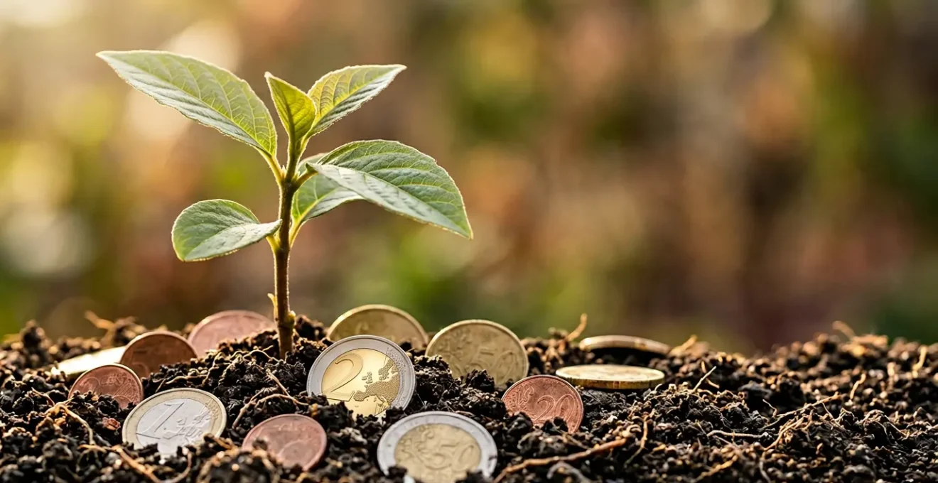 Rappresentazione visiva dell'effetto dell'interesse composto sugli investimenti a lungo termine