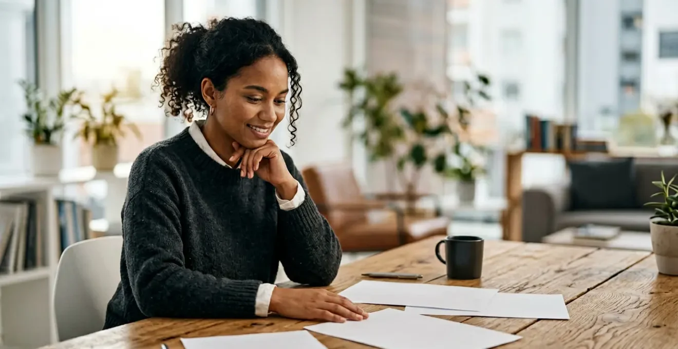 Imprenditore giovane di una startup che analizza documenti finanziari per scegliere il leasing invece dell'acquisto diretto di attrezzature